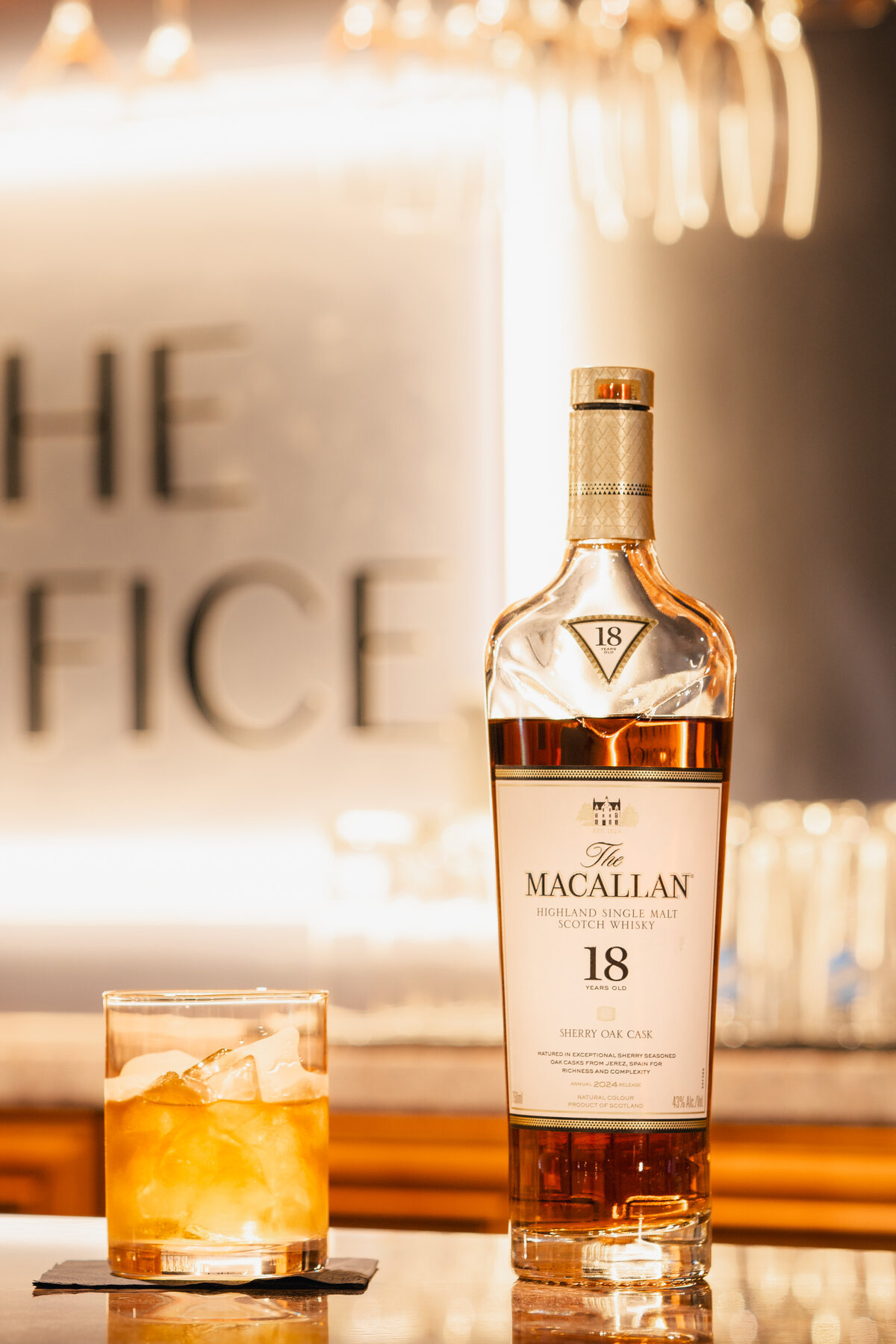 Personal liquor cabinet, The Office private members club